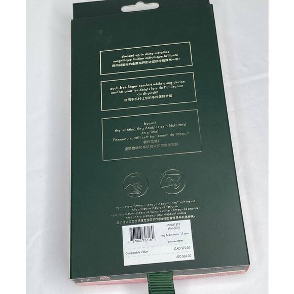 Kate Spade Dots Iphone 11 Pro Ring stand Case - Picture 14 of 14